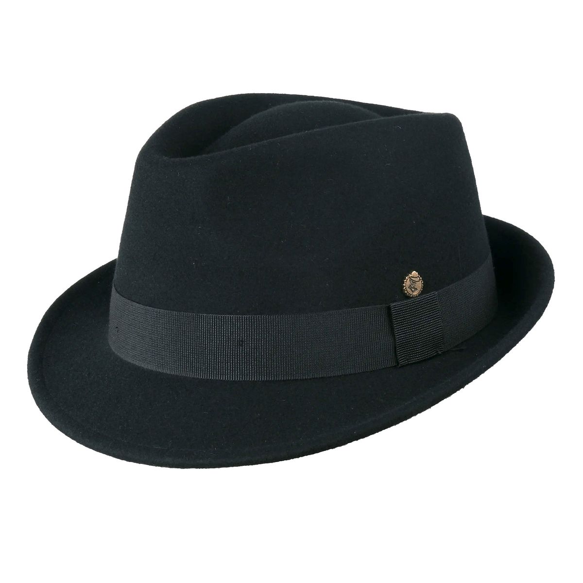 Klassischer Trilby Hut aus Wollfilz
