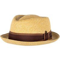 Klassischer gewebter Stroh-Fedora-Hut