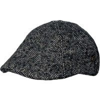 Schiebermütze mit Fischgrätenmuster