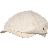 Klassische Leinen Schiebermütze Natur