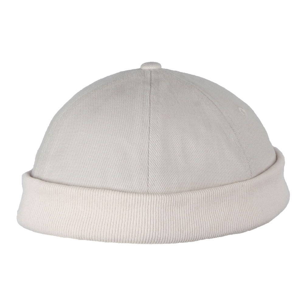 Beige Dockermütze ohne Krempe