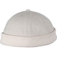 Beige Dockermütze ohne Krempe