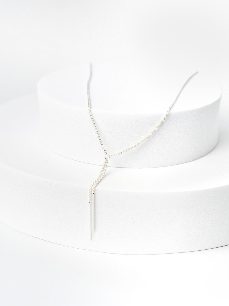 Kette in Y-Form SILBER - Fejn