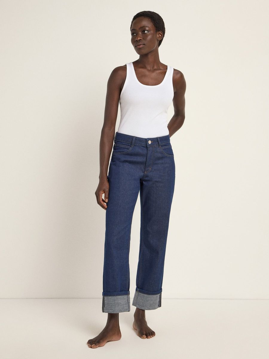 Jeans mit Aufschlag (GOTS)