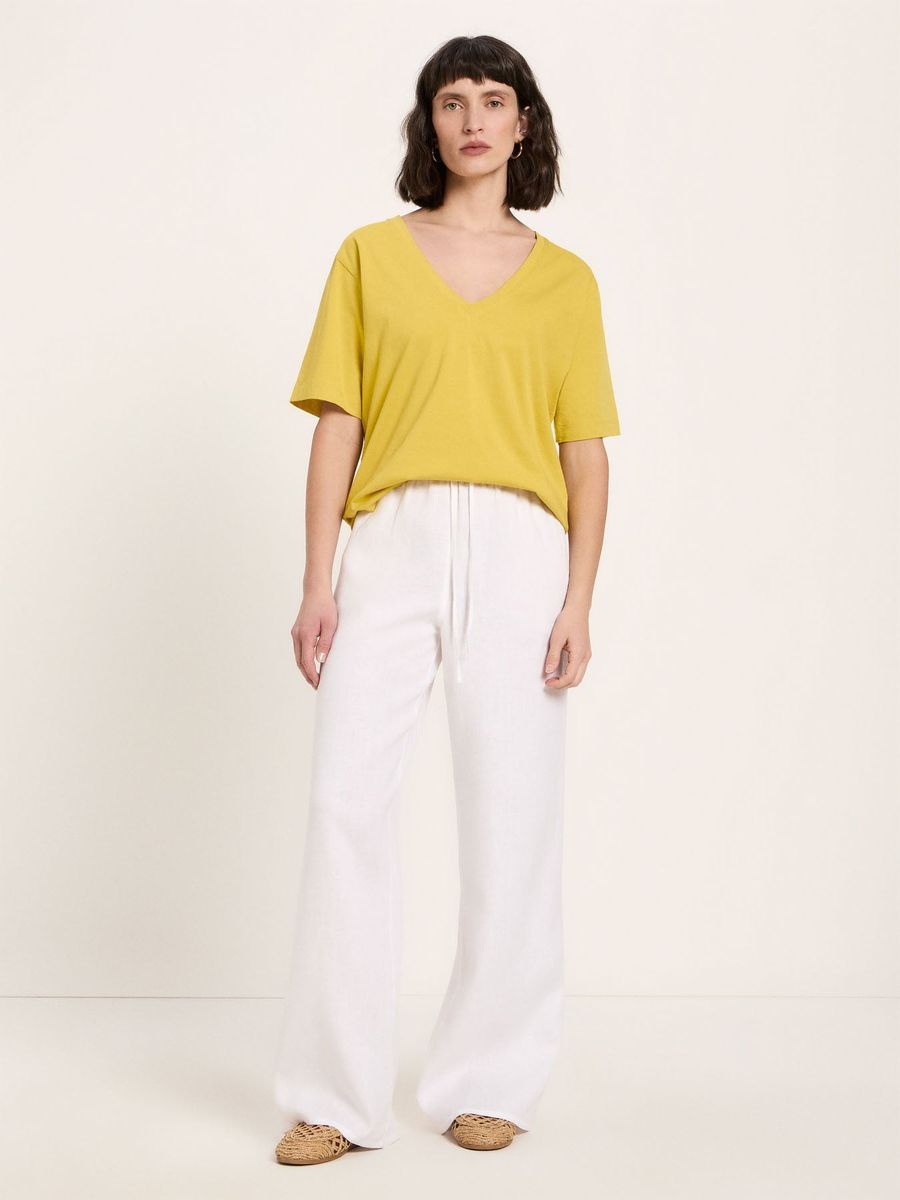 Shirt mit V-Ausschnitt (GOTS)