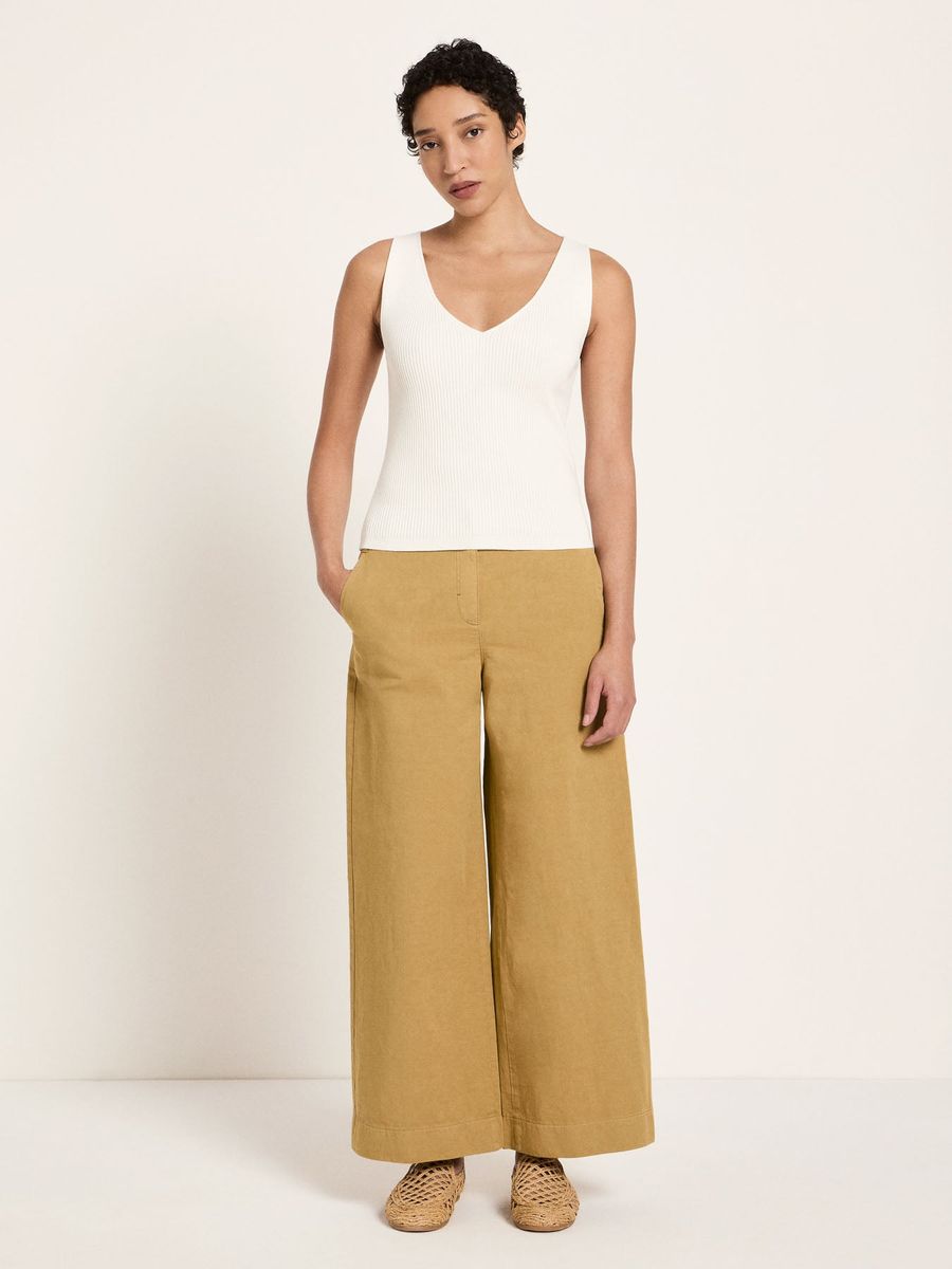 Rippenstrick Top (GOTS)