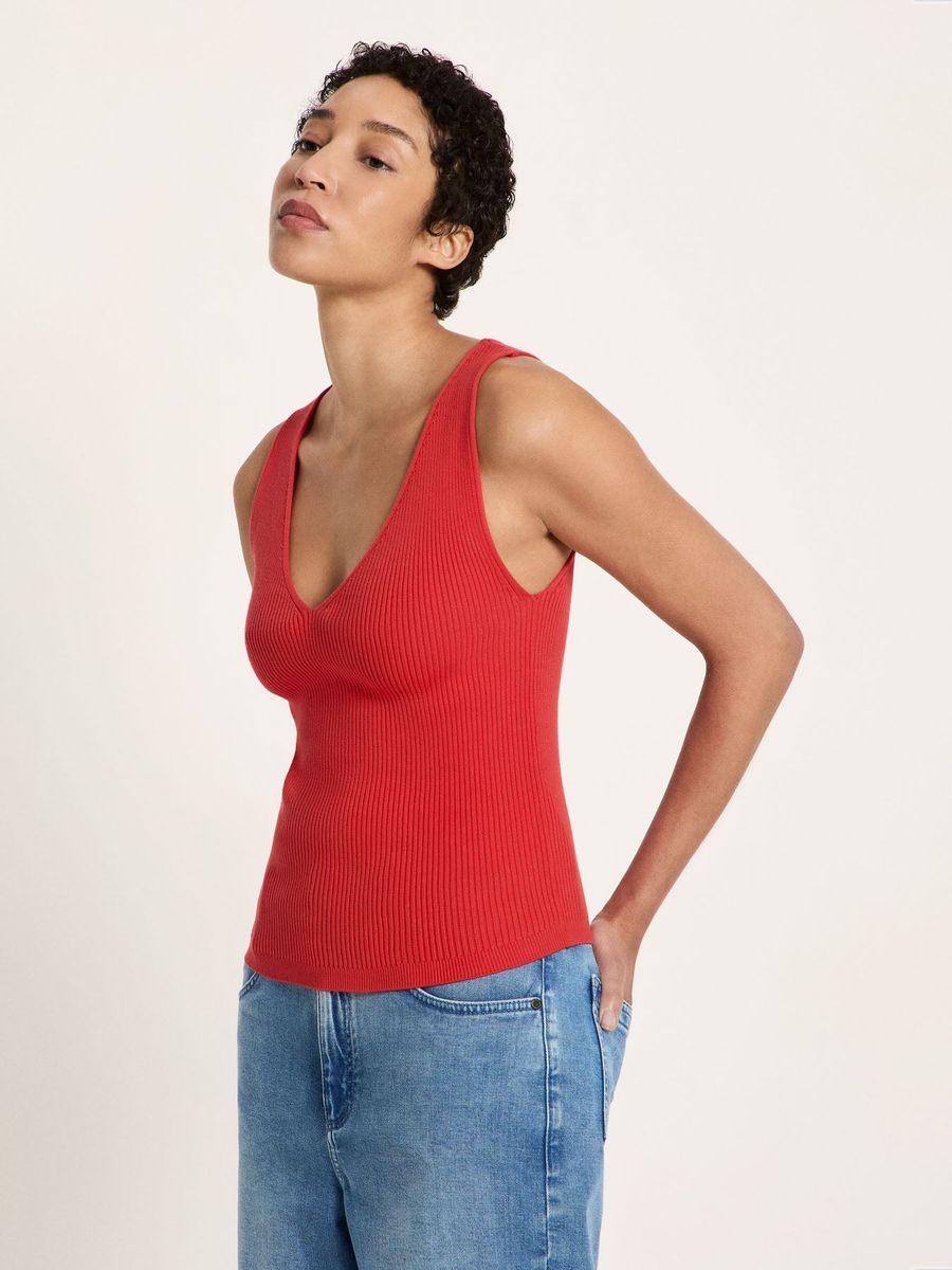 Rippenstrick Top (GOTS)