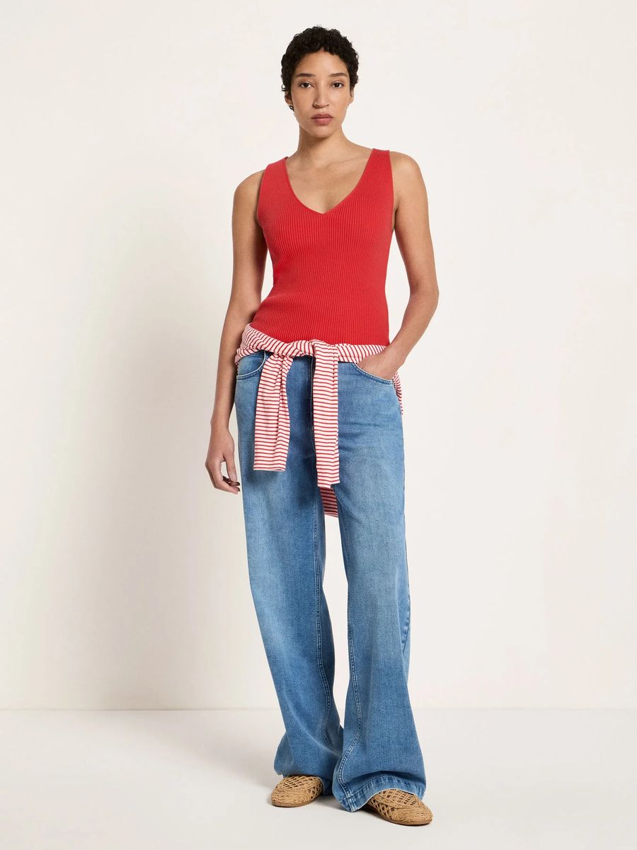 Rippenstrick Top (GOTS)