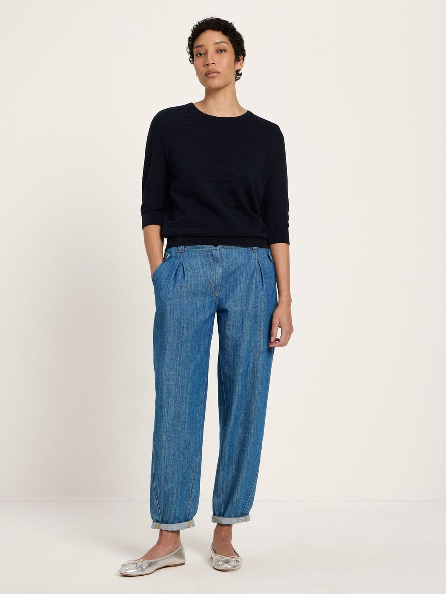 Halbarmpullover (GOTS)