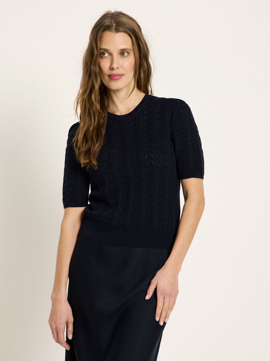 Kurzarmpullover (GOTS)