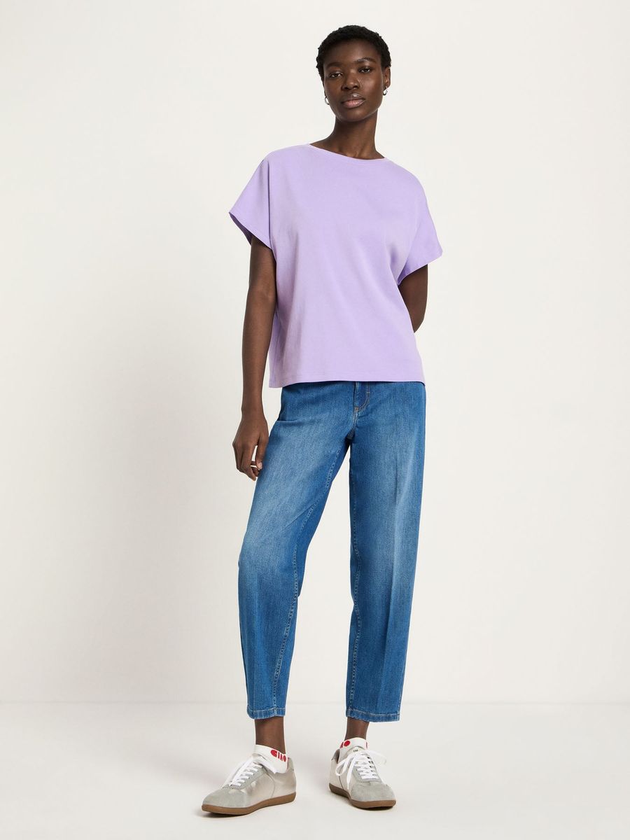 Shirt mit überschnittener Schulter (GOTS)