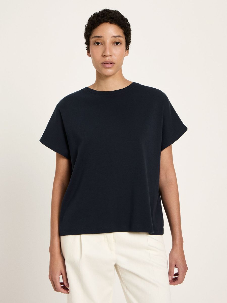 Shirt mit überschnittener Schulter (GOTS)