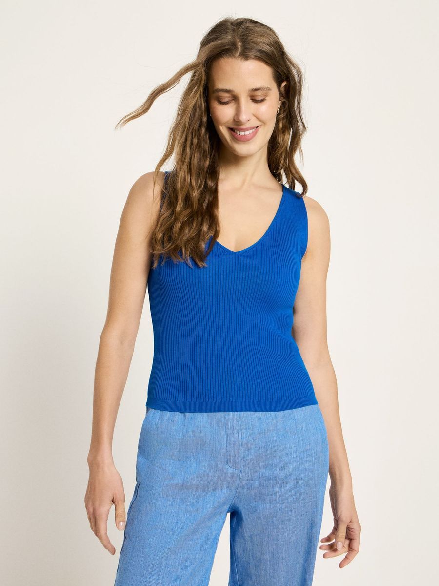 Rippenstrick Top (GOTS)