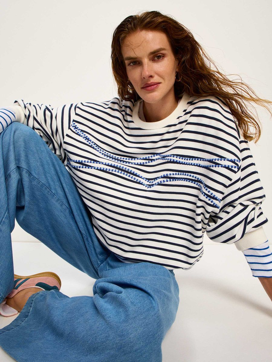 Statementsweatshirt (GOTS)