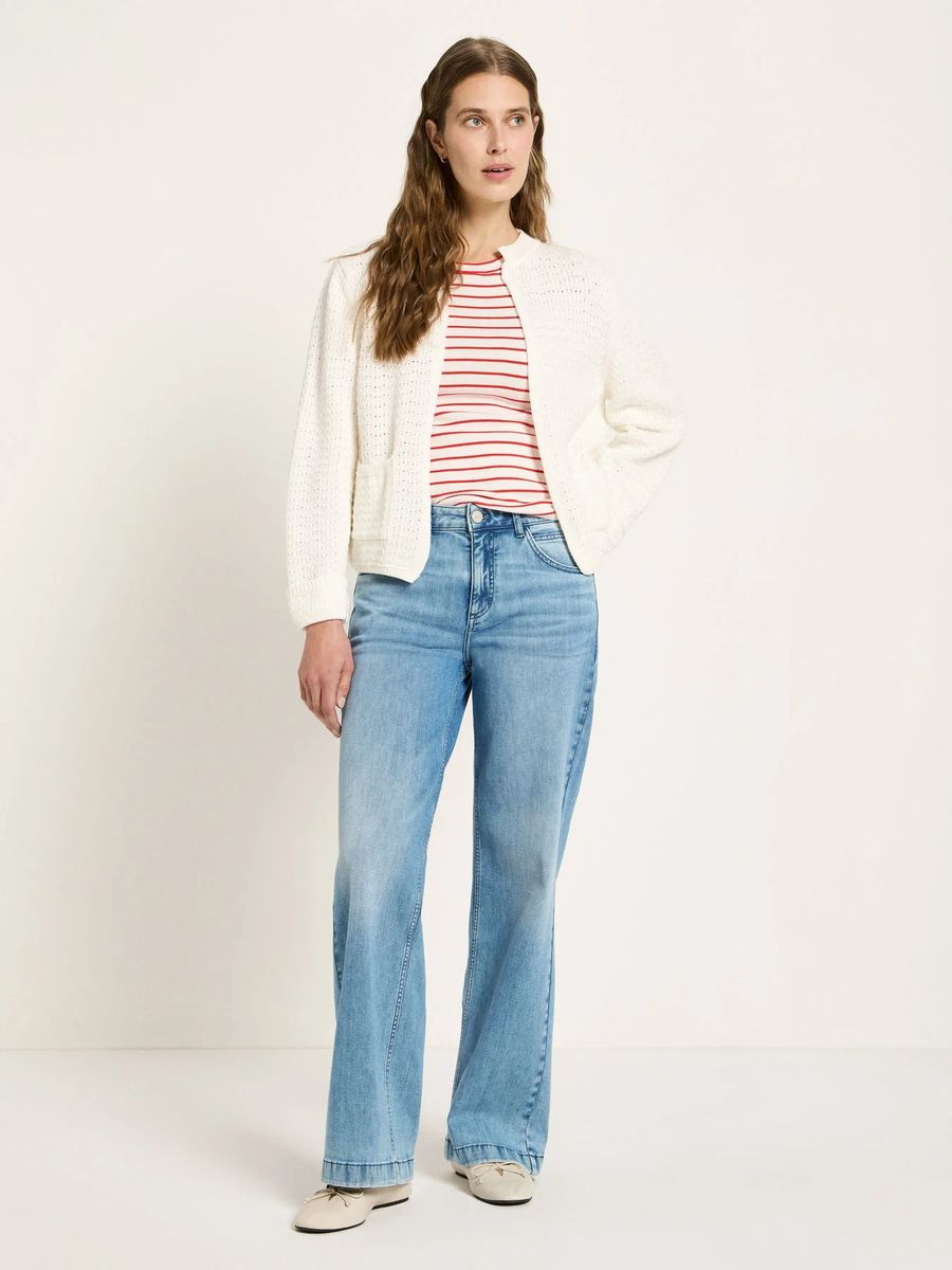 Strickjacke mit Struktur (GOTS)