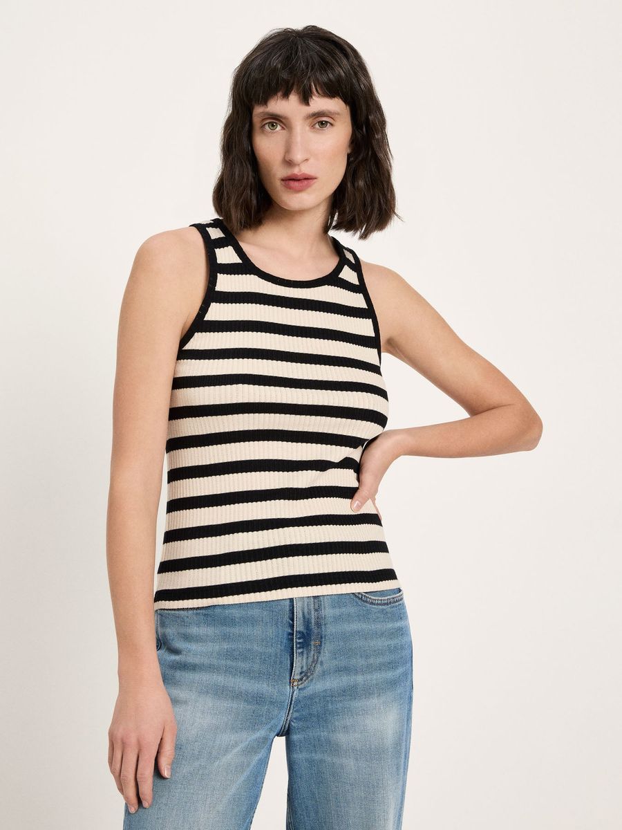 Tanktop mit Streifen (GOTS)