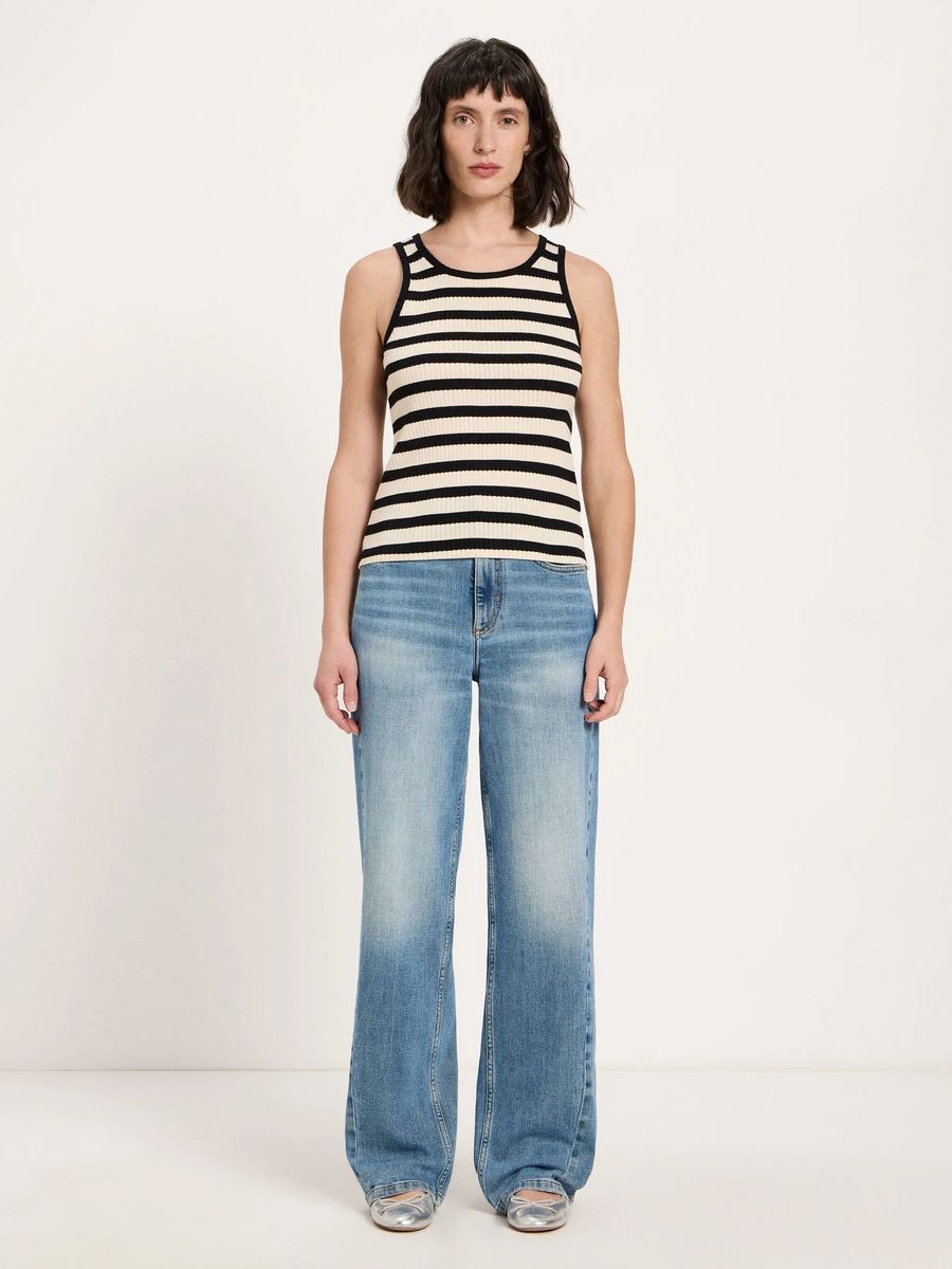 Tanktop mit Streifen (GOTS)