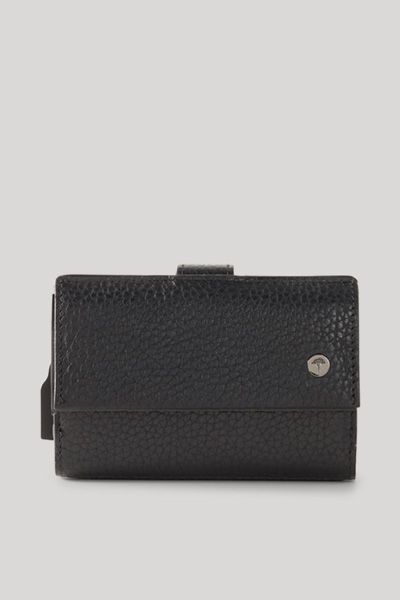 Joop! Cardona C-Three E-Cage Kartenhalter aus schwarzem Leder