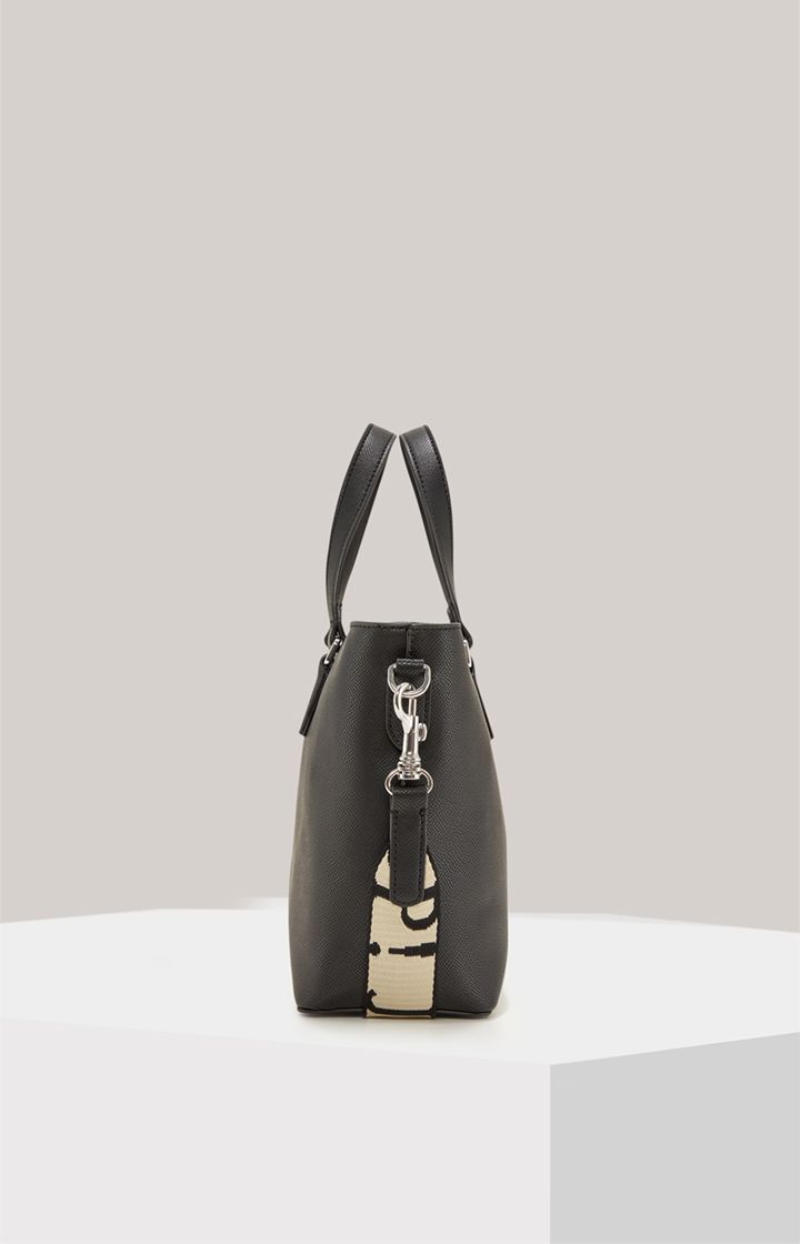 JOOP! Jeans Giro Ketty Schwarze Tote Bag mit Logo-Gurt