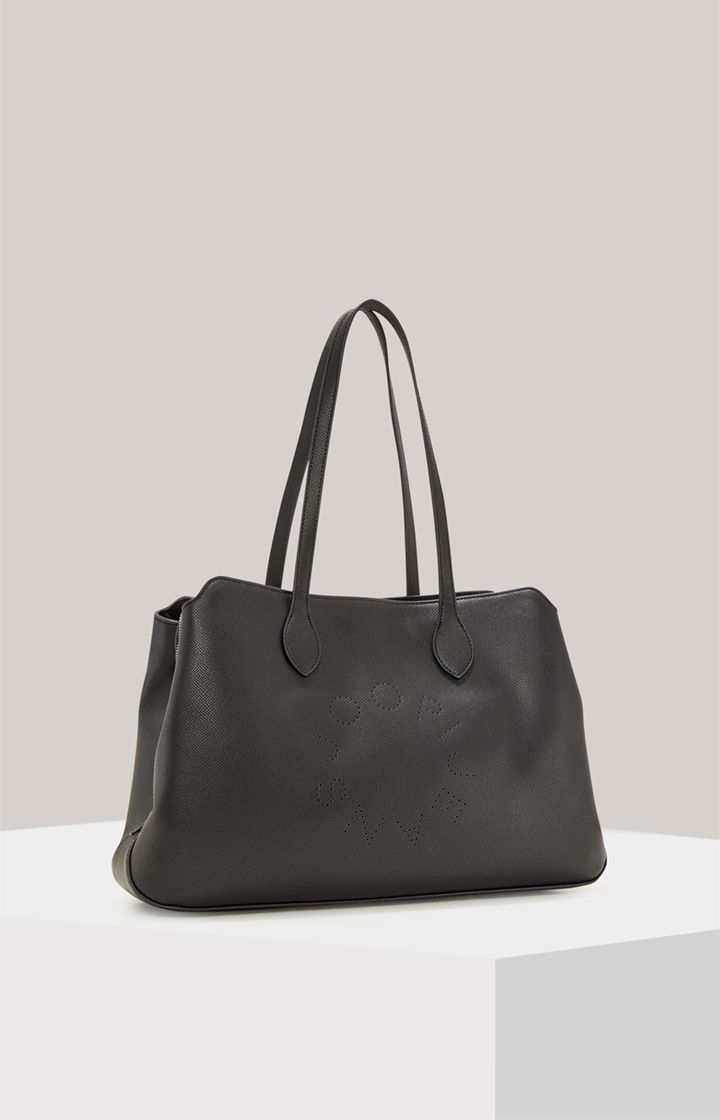 JOOP! Jeans Giro Minou Schwarze Tote Bag Shopper mit Logo