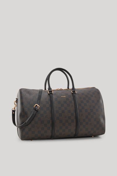 JOOP! Cortina Piazza Aurora Braune Reisetasche mit Schachbrettmuster