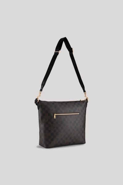 Joop! Cortina Piazza Alara Hobo Bag dunkelbraun kariert