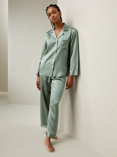 Seide Schlafanzug-Set