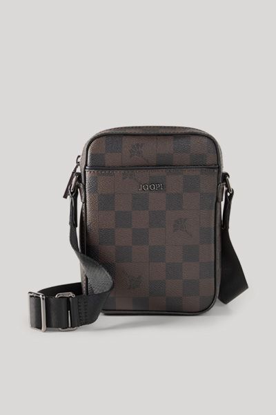 Joop! Cortina Piazza Rafael Umhängetasche Dunkelbraun gemustert