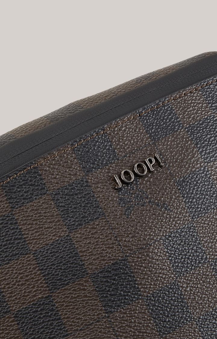 Joop! Cortina Piazza Leo Gürteltasche in Siegelbraun kariert