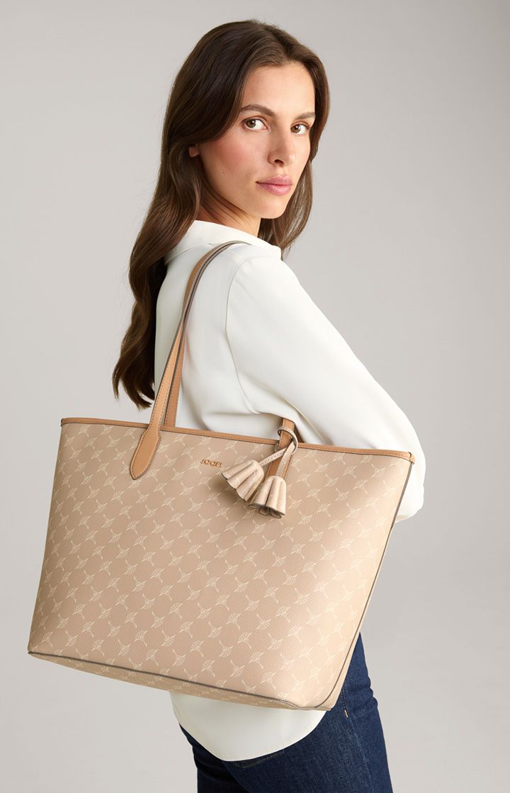 JOOP! Cortina Lara Midi Shopper Tasche in Sesam Beige