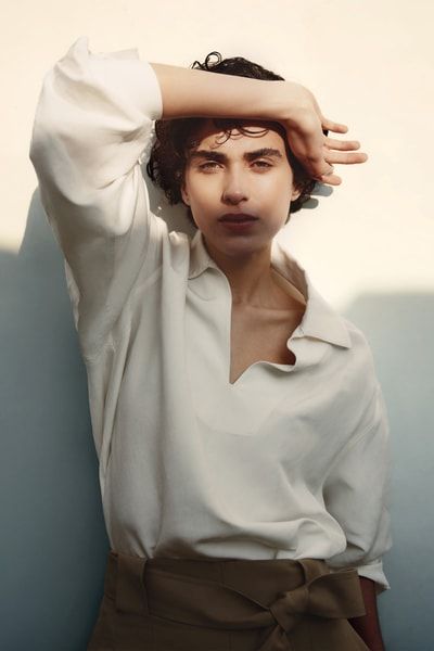 Übergroßes Hemd aus Seiden-Leinen-Mischgewebe für lässige Eleganz