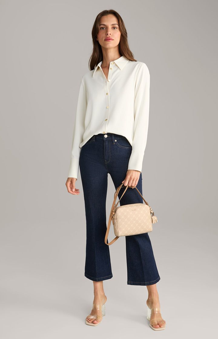 JOOP! Cortina Cloe Schultertasche in Sesam Cornflower Allover Design