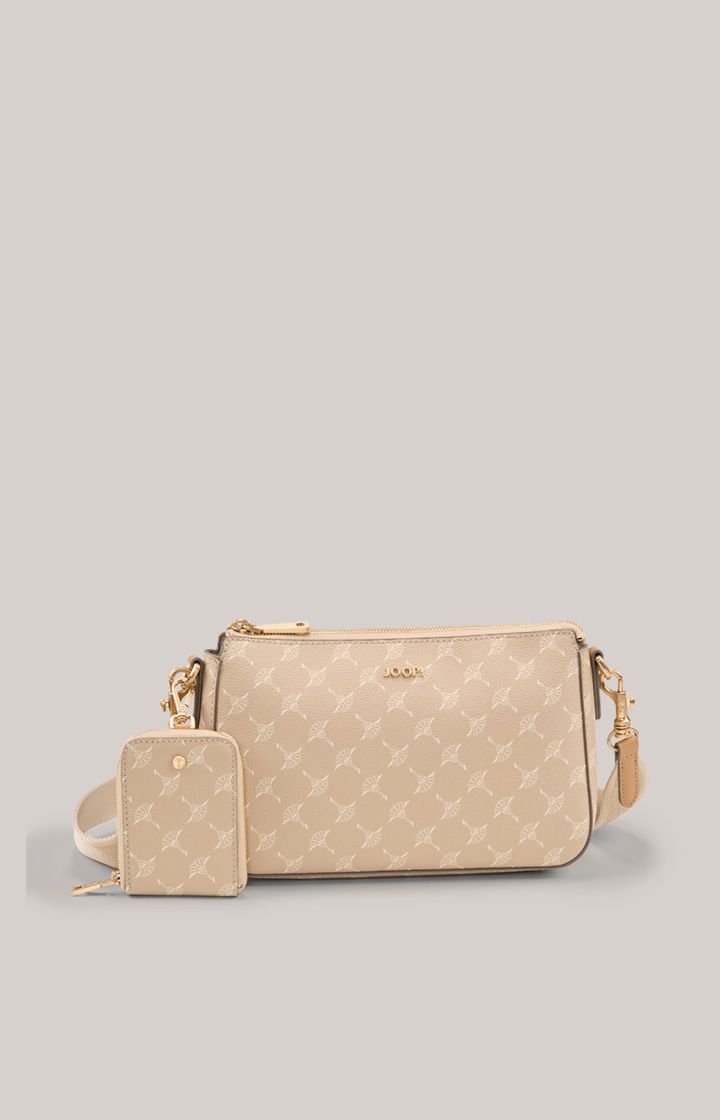 JOOP! Cortina Jasmina Sesame Schultertasche mit Mini-Tasche