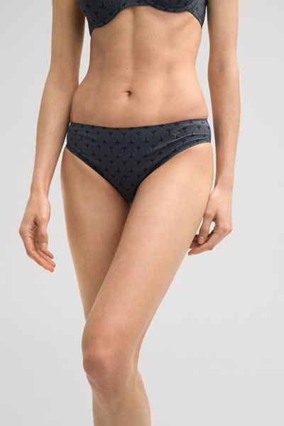 Sloggi Sensation Anthrazit Nahtloser Slip mit Kornblumen-Detail