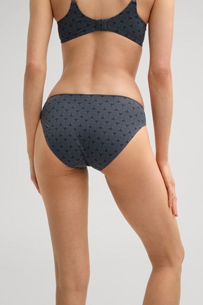 Sloggi Sensation Anthrazit Nahtloser Slip mit Kornblumen-Detail