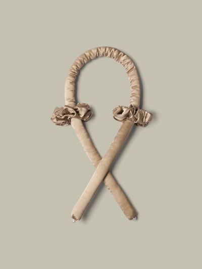 Seide Curling-Stirnband und Haargummi Set