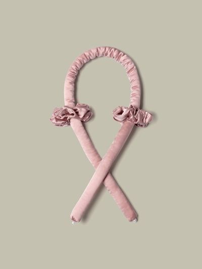 Seide Curling-Stirnband und Haargummi Set