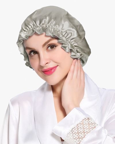 Seide Schlafmütze Nachthaube Elegant