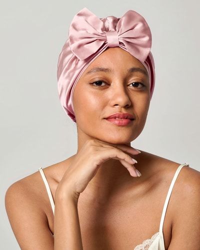 Vintage Schlafmütze mit Schleifenknoten