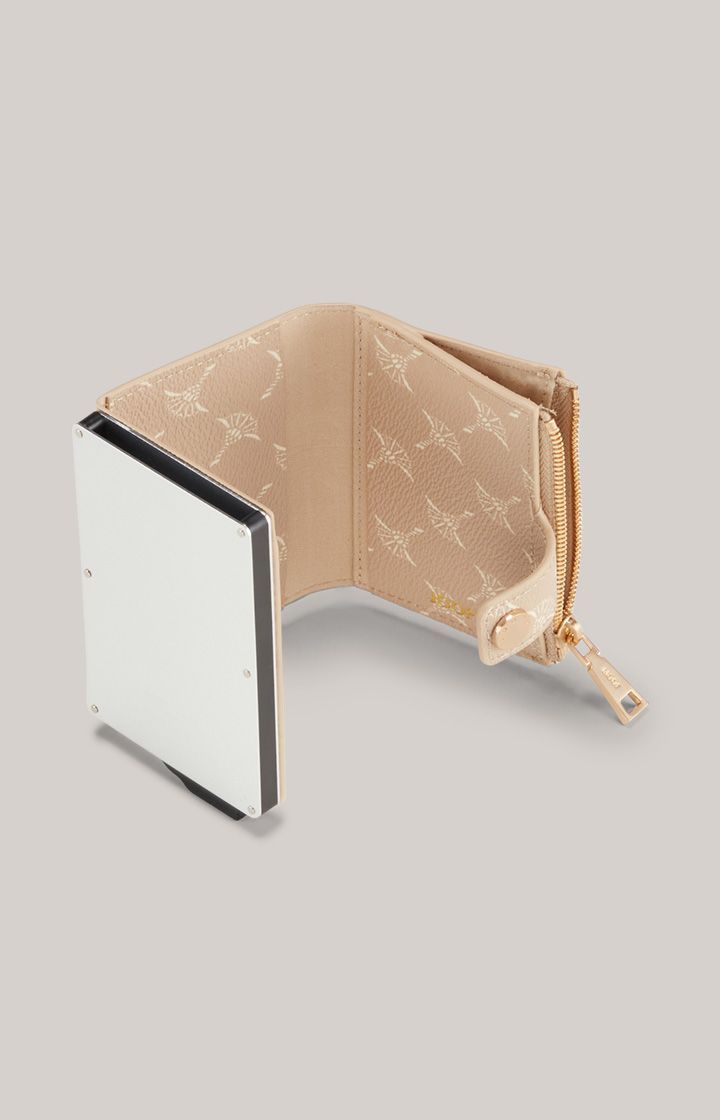 JOOP! Cortina C-Four beige Kartenetui mit Kornblumenmuster