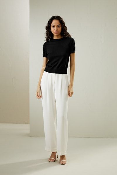 Kaschmir Rundhalspullover