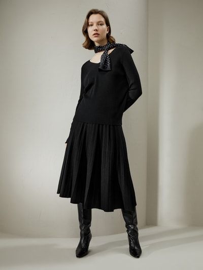 Pullover aus ultrafeiner Merinowolle mit V-Ausschnitt