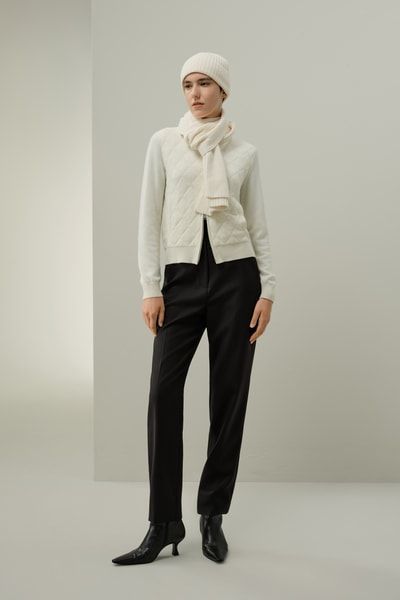 Merinowolle Rippschal