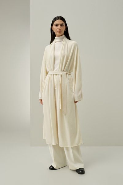 Wadenlanger Kaschmir Cardigan