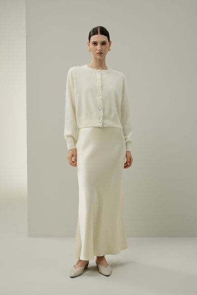 Ultraweicher Cardigan aus gebürstetem Kaschmir