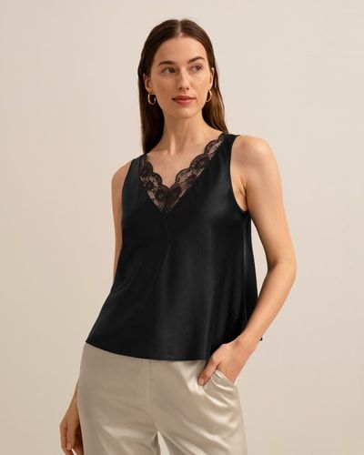 Das Armeria Spitzen-Tanktop