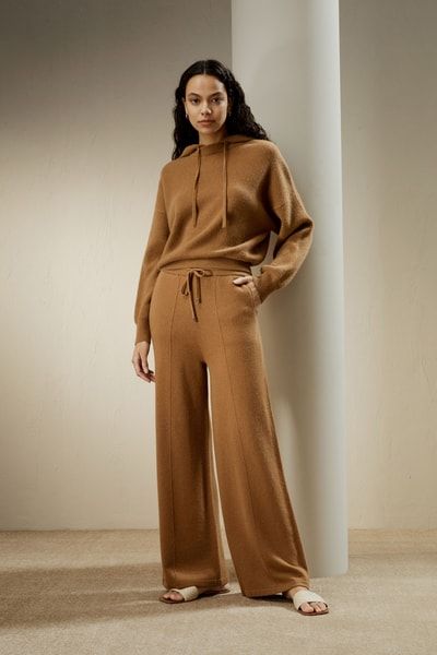 Fließende Kaschmir-Jogginghose