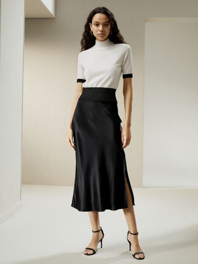 Gemini Kaschmirhemd mit Stehkragen