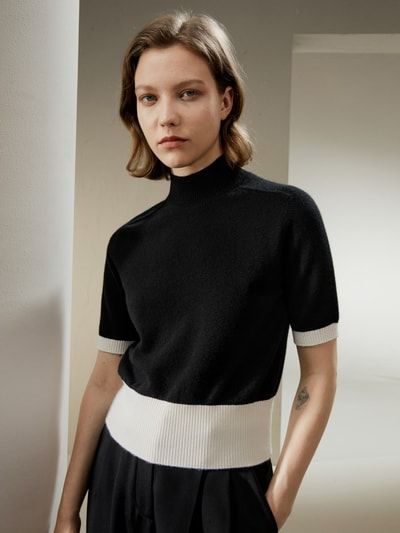 Gemini Kaschmirhemd mit Stehkragen