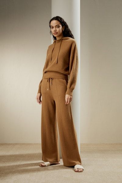 Eshe Abnehmbarer 2-in-1-Kapuzenpullover aus Kaschmir